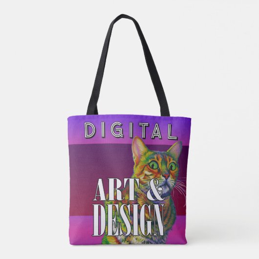 Tote Bag Art numérique et conception (Dos)