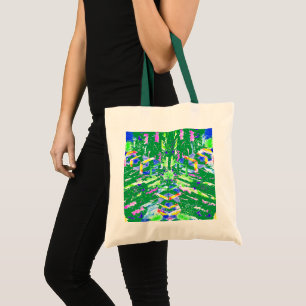 Tote Bag Art numérique fascinant dans des couleurs vives