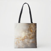 Tote Bag Art numérique Golden Musical Notes (Devant)