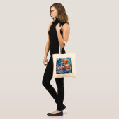 Tote Bag Art numérique nounours (Devant (modèle))