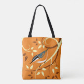 Tote Bag Art Nuthatch Stylisé (Dos)