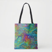 Tote Bag Art of Image Abstraction - modèle transparent 2 (Devant)