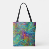 Tote Bag Art of Image Abstraction - modèle transparent 2 (Dos)