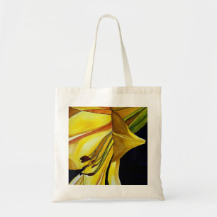 Tote Bag Art original de Lys doré jaune