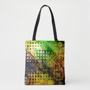 Tote Bag art ornement floral grungrungraphic, grung