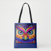 Tote Bag ART OWL mignonne - Voir retour (Devant)