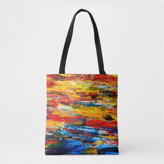 Tote Bag Art painting with palette knifemasterpiece,paintin (Devant)