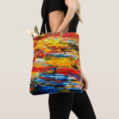Tote Bag Art painting with palette knifemasterpiece,paintin (De près)