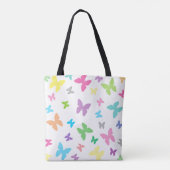 Tote Bag Art papillon coloré (Dos)