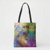 Tote Bag ART ! peint pré-messied up (Devant)