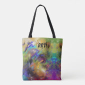 Tote Bag ART ! peint pré-messied up (Dos)
