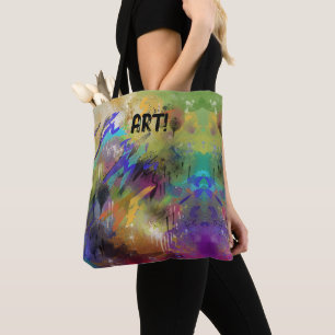 Tote Bag ART ! peint pré-messied up