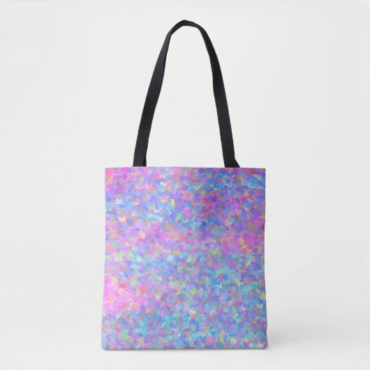 Tote Bag Art point multicolore (Devant)