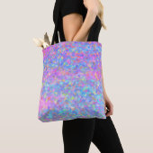 Tote Bag Art point multicolore (De près)
