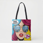 Tote Bag Art pop rétro (Devant)
