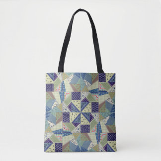 Tote Bag Art populaire polonais-Courtepointe en patchwork-A