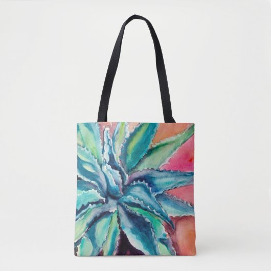 Tote Bag Art Print - Texas Agave Poster (Devant)