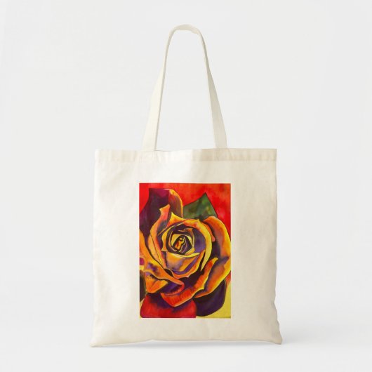 Tote Bag Art Rose d'or (Devant)