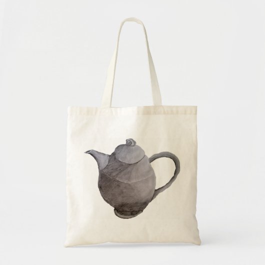 Tote Bag Art théière illustration art cuisine (Devant)