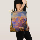 Tote Bag Art Thomas Moran, Grand Canyon avec arc-en-ciel (De près)