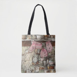 Tote Bag Art unique dessiné à la main Retro