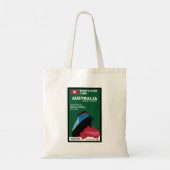 Tote Bag Art Vintage de l'immigration australienne (Dos)