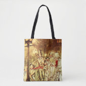 Tote Bag Arthur Rackham - Un Carol de Noël - Rue (Devant)