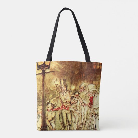 Tote Bag Arthur Rackham - Un Carol de Noël - Rue (Dos)