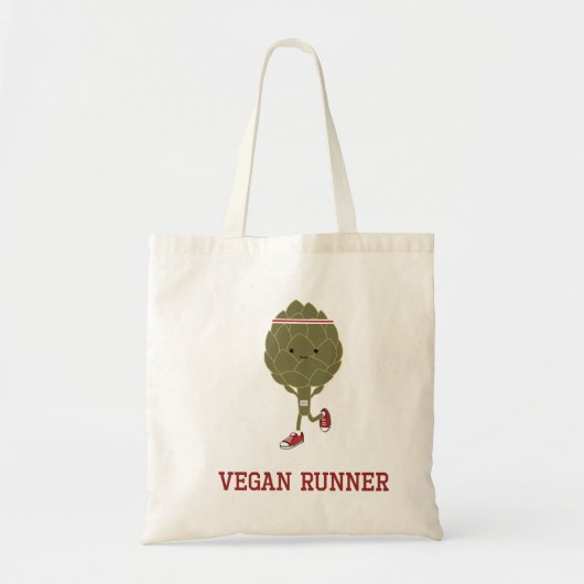 Tote Bag Artichoke de Vegan Runner (Devant)