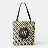Tote Bag Artisanat à coudre avec Initiales (Dos)