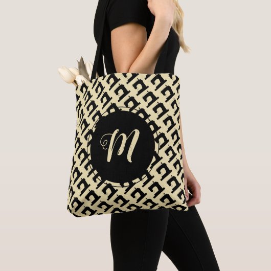 Tote Bag Artisanat à coudre avec Initiales (De près)