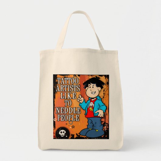 Tote Bag Artiste de tatouage (Devant)