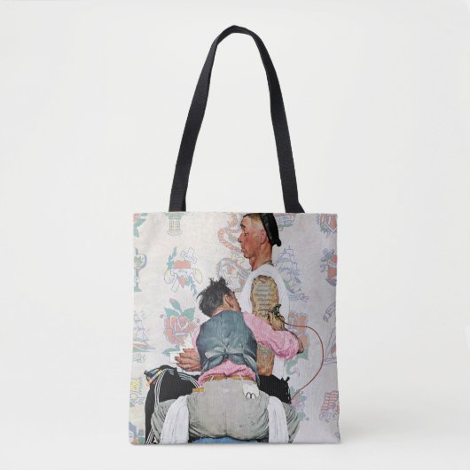 Tote Bag Artiste du tatouage (Devant)