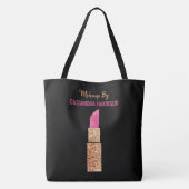 Tote Bag Artiste maquillage Séquence or Glam Lipstick Salon (Dos)
