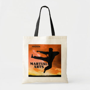 Tote Bag Arts martiaux nom personnalisé