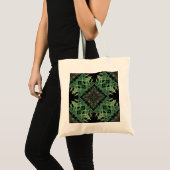 Tote Bag Arts psychédéliques plantes - Motif Plante (Devant (produit))