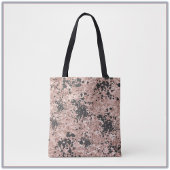 Tote Bag Artsy Black Peinture Splatz violet beige Design