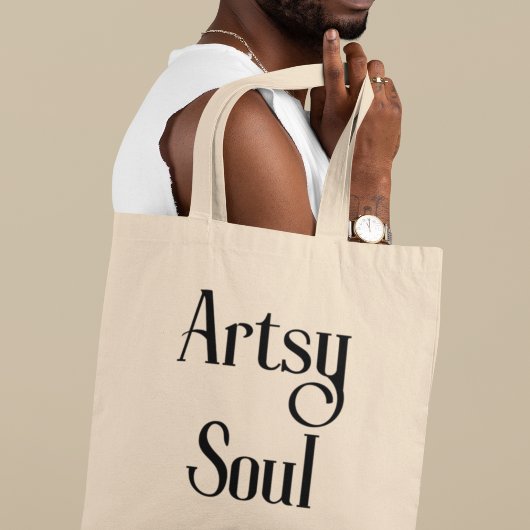 Tote Bag Artsy Soul Creative Cool Artist Cadeau