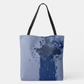 Tote Bag Arty Royal Blue Splatter Party cadeau (Dos)