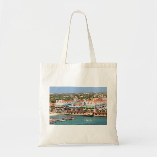 Tote Bag Aruba, Photographie, Marina, (Devant)