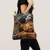 Tote Bag "Arumáya" Fleur de Jaguar - Femmes en Amazonie (De près)