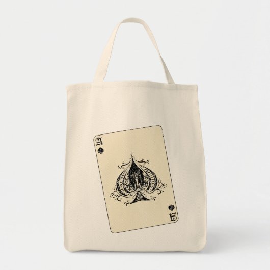 Tote Bag As de Pique Rétro (Devant)