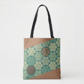 Tote Bag Asanoha and Kikkou Pattern (Devant)