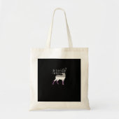 Tote Bag Asexual Flag Oh Deer Queer Pride Funny LGBT Design (Devant)