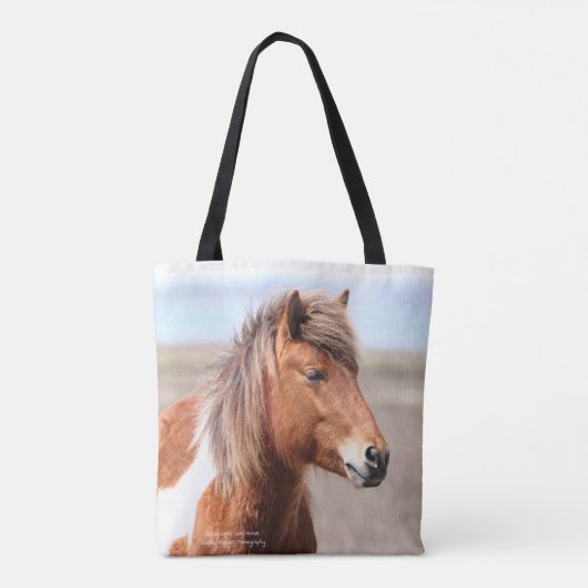 Tote Bag Assateage Chevaux sauvages (Dos)