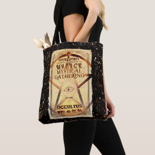 Tote Bag Assemblée Mystique Magique Œil de Voyant de Chance