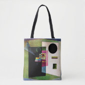 Tote Bag Asserting, peinture abstraite de Kandinsky, (Devant)