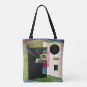 Tote Bag Asserting, peinture abstraite de Kandinsky, (Dos)