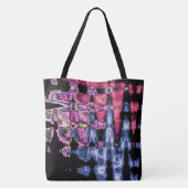 Tote Bag Assez mignonne pourpre Cendres Gris et Noir Aquare (Dos)