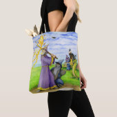 Tote Bag Assistant à Bat (De près)